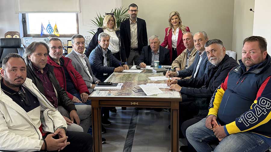 Υπογραφή σύμβασης για το έργο «Αντικατάσταση εσωτερικού δικτύου ύδρευσης ΤΚ Χάλκης» Δήμου Κιλελέρ